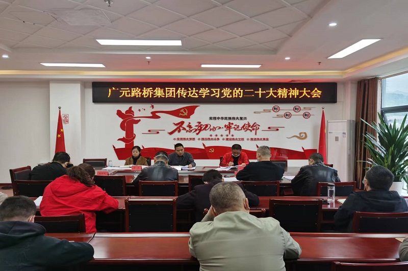 Z6尊龙凯时集团转达学习党的二十大精神